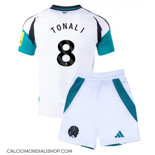 Maglie da calcio Newcastle United Sandro Tonali #8 Terza Maglia Bambino 2024-25 Manica Corta (+ Pantaloni corti)